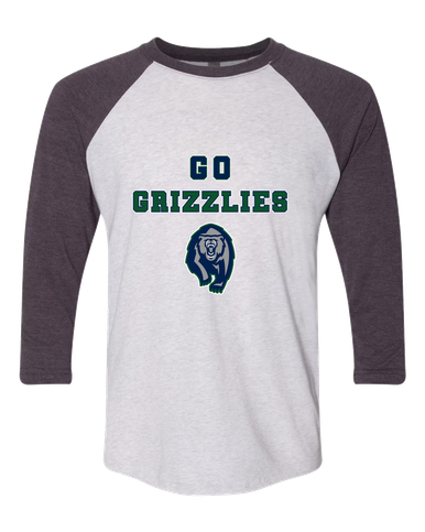 Copper Hills Grizzlies Go Team Men's Baseball T-Shirt