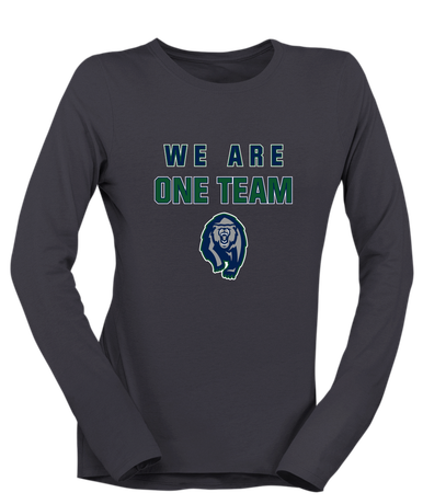 Copper Hills Grizzlies We Are One Team Women's LS T-Shirt