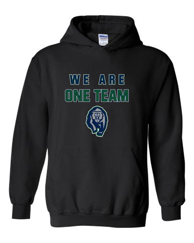 Copper Hills Grizzlies We Are One Team Men's Hoodie