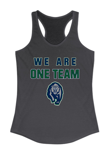 Copper Hills Grizzlies We Are One Team Women's Tank Top
