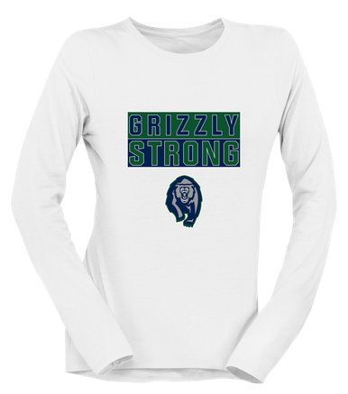 Copper Hills Grizzlies Strong #1 Women's LS T-Shirt