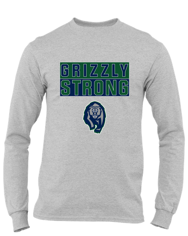 Copper Hills Grizzlies Strong #1 Men's LS T-Shirt