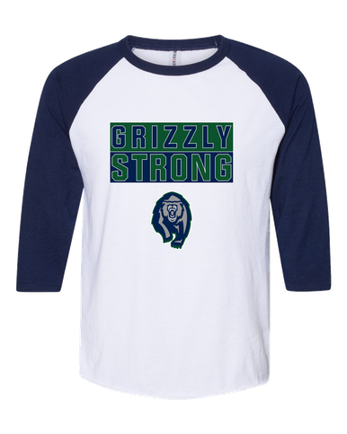 Copper Hills Grizzlies Strong #1 Men's Baseball T-Shirt