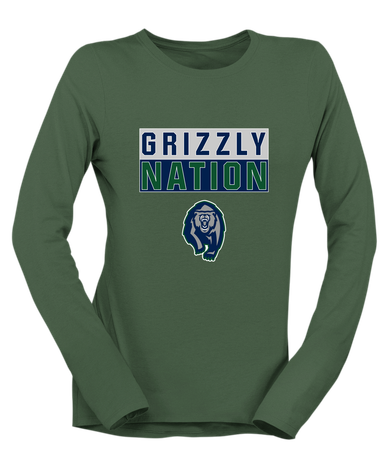Copper Hills Grizzlies Nation #1 Women's LS T-Shirt