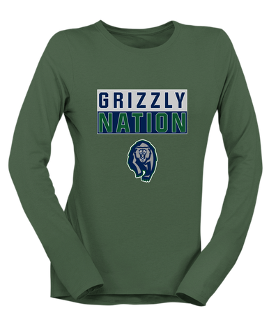 Copper Hills Grizzlies Nation #1 Women's Premium LS T-Shirt