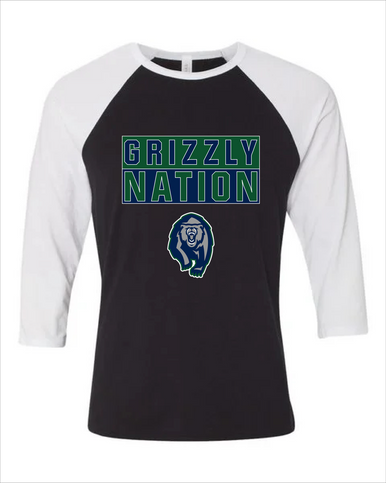 Copper Hills Grizzlies Nation #1 Men's Baseball T-Shirt