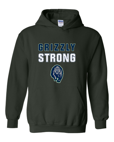 Copper Hills Grizzlies Strong #2 Men's Hoodie