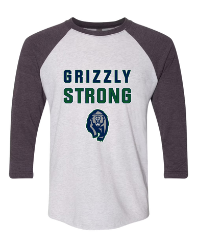 Copper Hills Grizzlies Strong #2 Men's Baseball T-Shirt