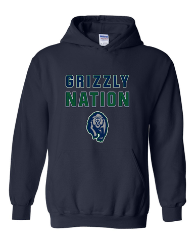 Copper Hills Grizzlies Nation #2 Men's Hoodie