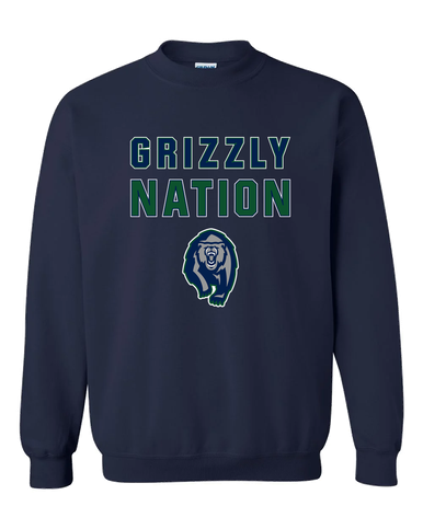 Copper Hills Grizzlies Nation #2 Men's Sweatshirt