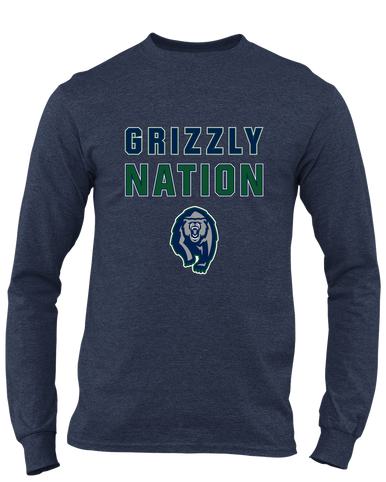 Copper Hills Grizzlies Nation #2 Men's LS T-Shirt