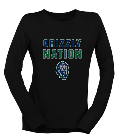 Copper Hills Grizzlies Nation #2 Women's Premium LS T-Shirt