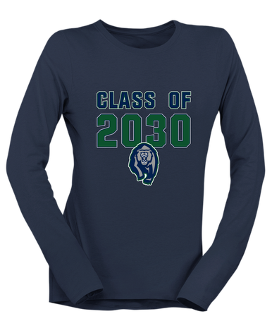 Copper Hills Grizzlies Class of 2030 Women's LS T-Shirt