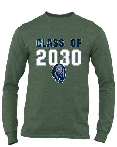 Copper Hills Grizzlies Class of 2030 Men's LS T-Shirt