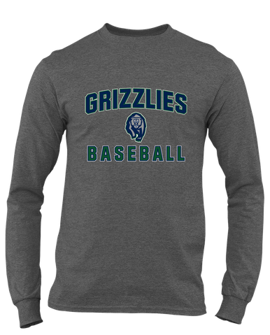 Copper Hills Grizzlies Baseball #1 Men's LS T-Shirt