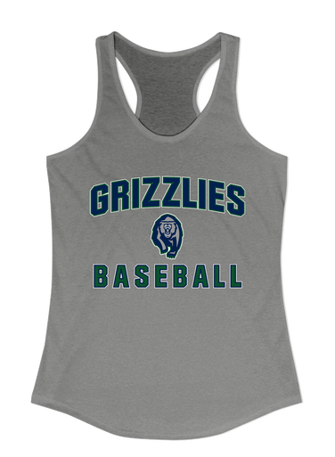 Copper Hills Grizzlies Baseball #1 Women's Tank Top