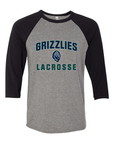 Copper Hills Grizzlies Lacrosse Women's Baseball T-Shirt