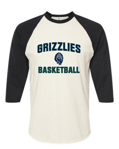 Copper Hills Grizzlies Basketball #1 Women's Baseball T-Shirt