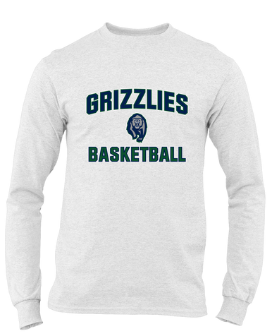 Copper Hills Grizzlies Basketball #1 Men's LS T-Shirt