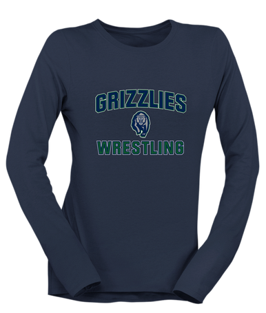 Copper Hills Grizzlies Wrestling Women's Premium LS T-Shirt