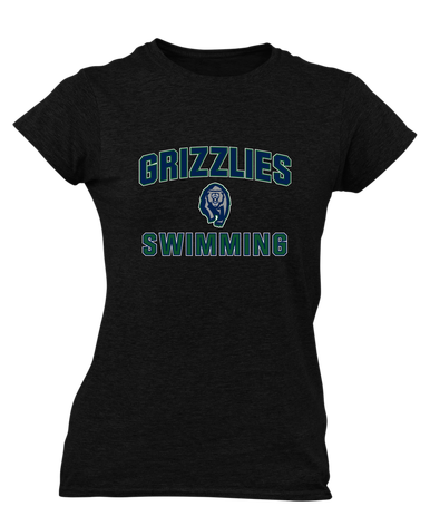 Copper Hills Grizzlies Swimming Women's Premium SS T-Shirt