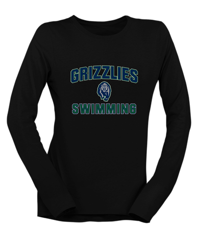 Copper Hills Grizzlies Swimming Women's Premium LS T-Shirt