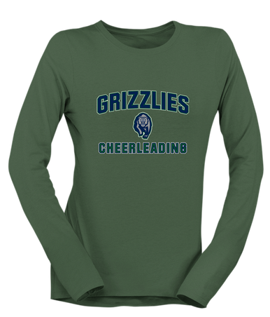 Copper Hills Grizzlies Cheerleading Women's Premium LS T-Shirt