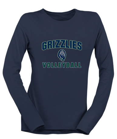 Copper Hills Grizzlies Volleyball Women's LS T-Shirt