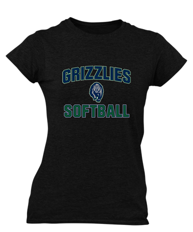 Copper Hills Grizzlies Softball #1 Women's SS T-Shirt