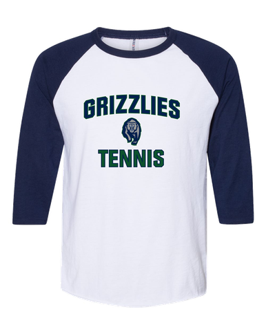 Copper Hills Grizzlies Tennis Men's Baseball T-Shirt