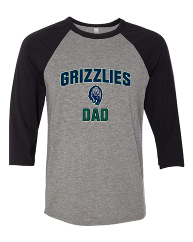 Copper Hills Grizzlies Dad Men's Baseball T-Shirt