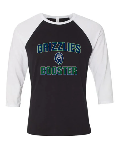 Copper Hills Grizzlies Booster Women's Baseball T-Shirt
