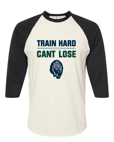 Copper Hills Grizzlies Train Hard, Can't Lose Men's Baseball T-Shirt