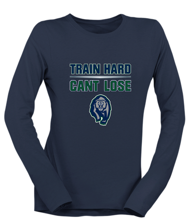 Copper Hills Grizzlies Train Hard, Can't Lose Women's Premium LS T-Shirt