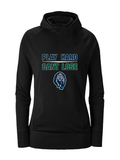 Copper Hills Grizzlies Play Hard, Can't Lose Women's Hoodie