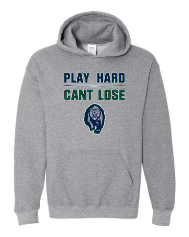 Copper Hills Grizzlies Play Hard, Can't Lose Men's Hoodie