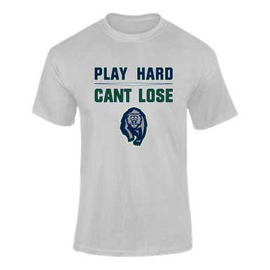 Copper Hills Grizzlies Play Hard, Can't Lose Men's SS T-Shirt