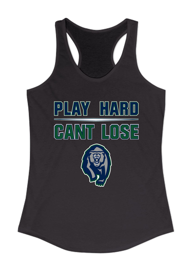 Copper Hills Grizzlies Play Hard, Can't Lose Women's Tank Top