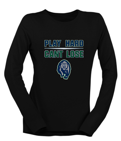 Copper Hills Grizzlies Play Hard, Can't Lose Women's Premium LS T-Shirt
