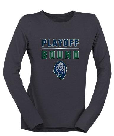 Copper Hills Grizzlies Playoff Bound Women's LS T-Shirt