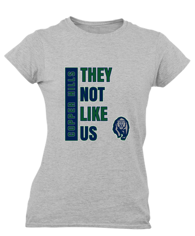 Copper Hills Grizzlies They Not Like Us #1 Women's Premium SS T-Shirt