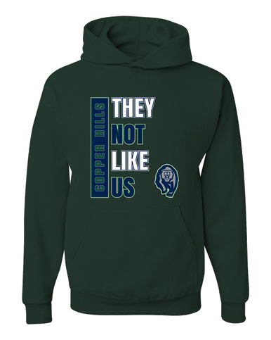 Copper Hills Grizzlies They Not Like Us #1 Men's Premium Hoodie