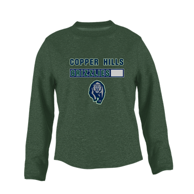 Copper Hills Grizzlies Mascot #7 Women's Sweatshirt