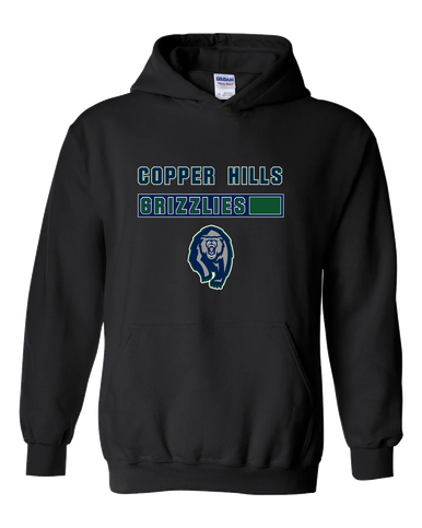 Copper Hills Grizzlies Mascot #7 Men's Hoodie