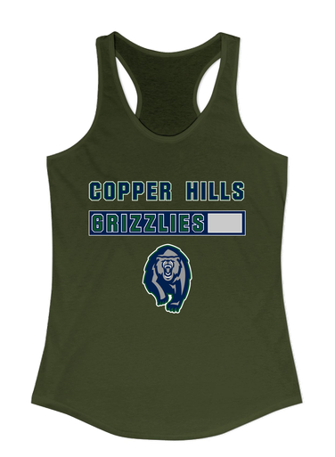 Copper Hills Grizzlies Mascot #7 Women's Tank Top