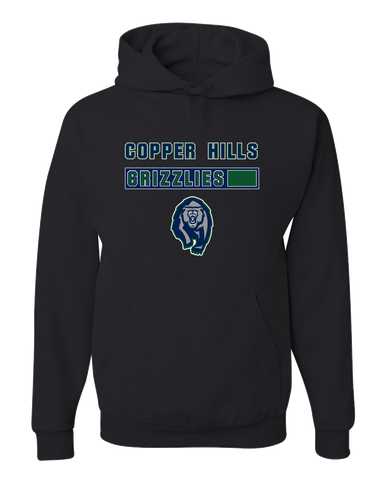 Copper Hills Grizzlies Mascot #7 Men's Premium Hoodie