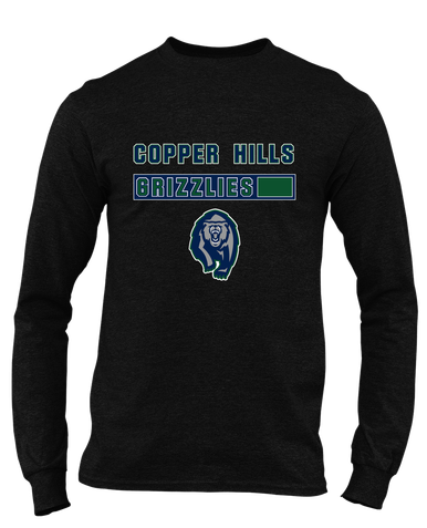Copper Hills Grizzlies Mascot #7 Men's Premium LS T-Shirt