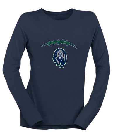 Copper Hills Grizzlies Football #2 Women's LS T-Shirt
