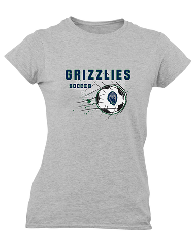 Copper Hills Grizzlies Soccer #2 Women's SS T-Shirt