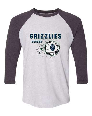 Copper Hills Grizzlies Soccer #2 Women's Baseball T-Shirt